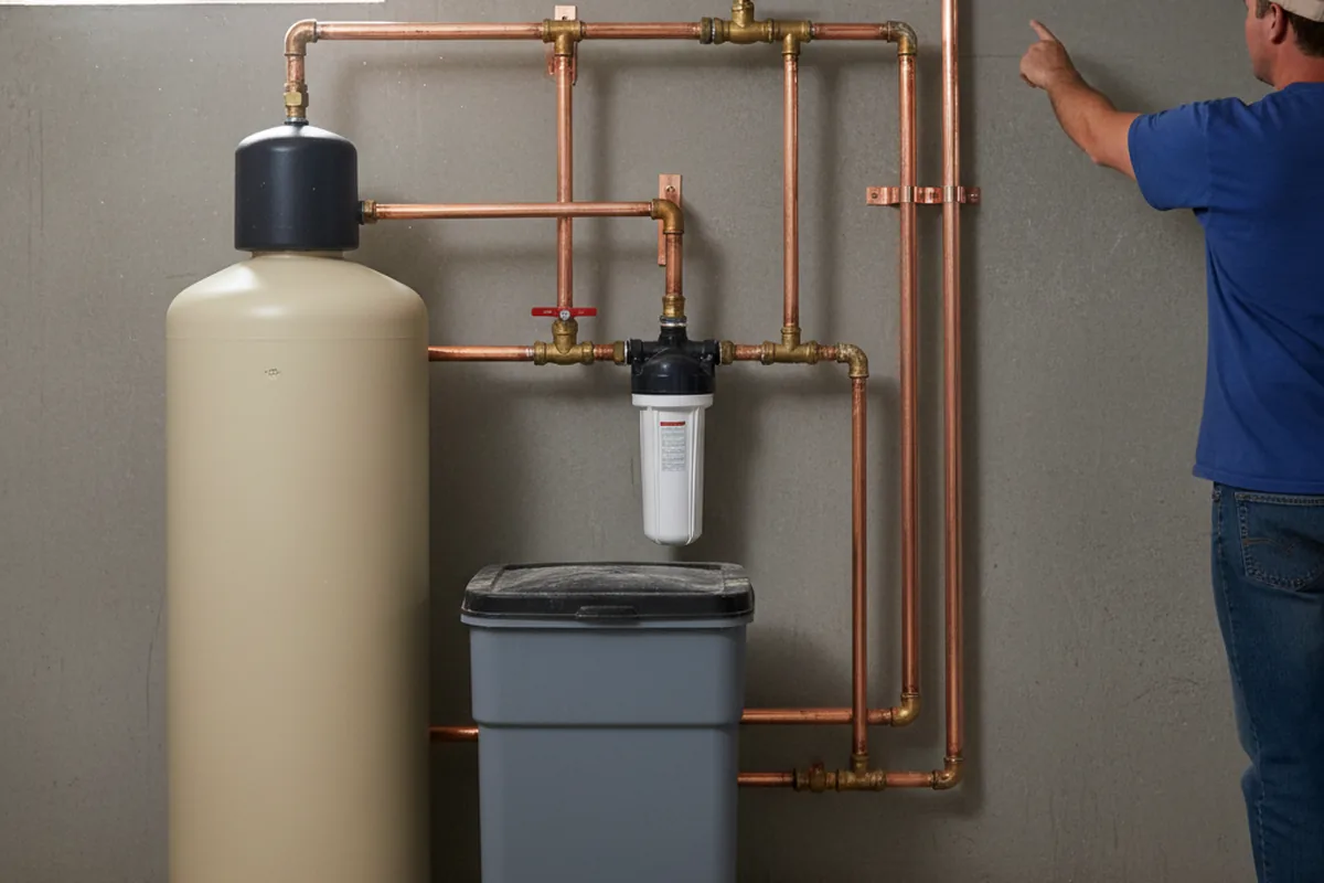 Whole-house water treatment system installed in Glenn